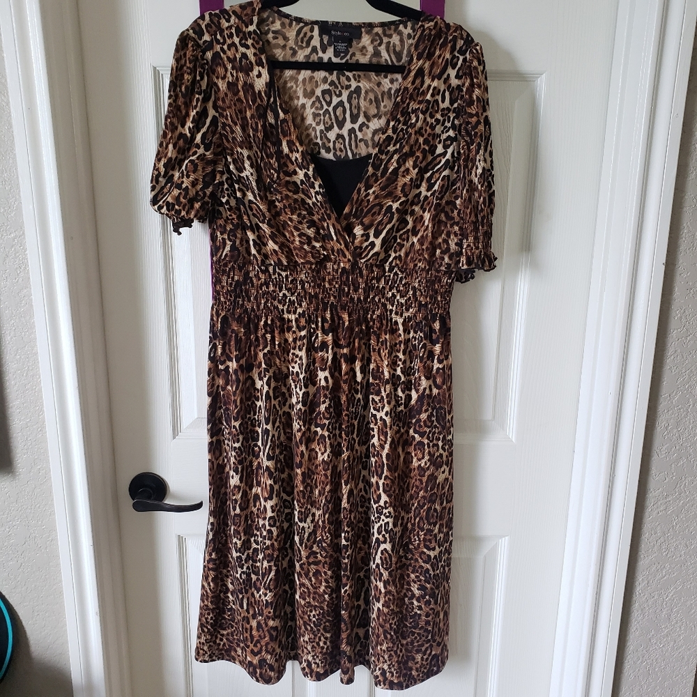 Cheetah print  sundress